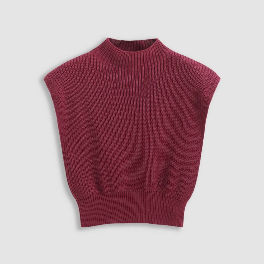 Burgundy Sweater Vest